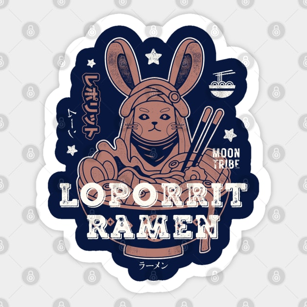 Loporrit Grunge Ramen Sticker by Lagelantee